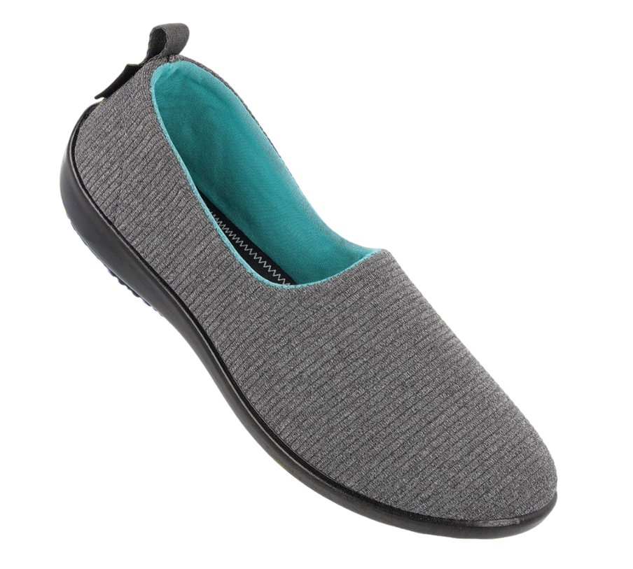 WALKAROO LADIES GREY COLOR CASUAL BELLY SHOE